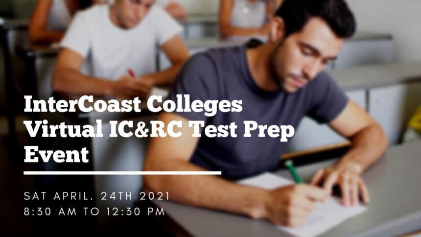 Virtual IC&RC Test Prep Event by InterCoast Colleges